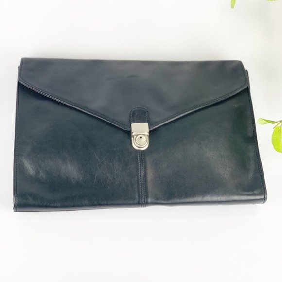 🦃 Kenneth Cole Clutch Envelope 11 x 16 Leather - Picture 3 of 10